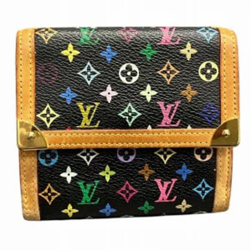 Louis Vuitton Monogram Multicolor Portemonnaie Bifold Wallet
